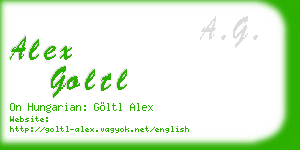 alex goltl business card